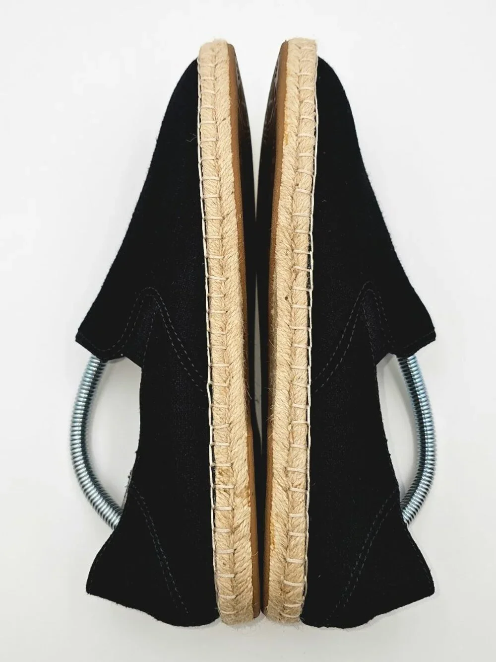 Olukai Kaula Pa'a Kapa Black Convertible Espadrille Sandals Shoes Women's Size 9